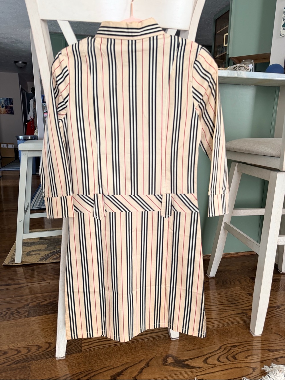 NWT Burberry Shirt Dress in Nova Check Colors - Picture 2 of 12